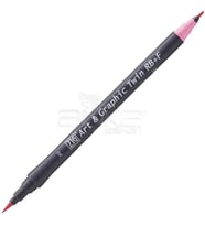 Zig Art&Graphic Twin RB+F Çift Uçlu Çizim Kalemi 202 Peach Pink
