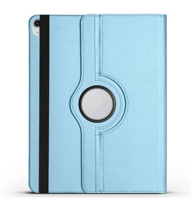 iPad Air 13 2025 M3 Tablet Kılıf Dönen Standlı 360 Lüx Koruma (Mavi)