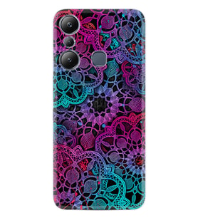 Infınix Hot 20i Kılıf Silikon Desen Özel Seri Colurful Mandala 1667