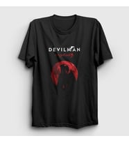 Presmono Unisex Siyah Poster Anime Devilman Crybaby T-Shirt 460918tt