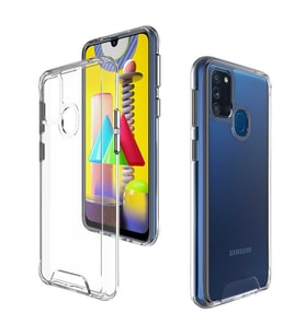 Samsung Galaxy M30S Uyumlu Kılıf Zore Gard Silikon (Renksiz)