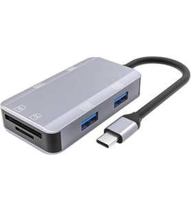 Type C 4xUSB 3.0 Kart Okuyucu 6in1 USB OTG SD/TF - AL4588