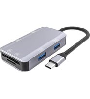Type C 4xUSB 3.0 Kart Okuyucu 6in1 USB OTG SD/TF - AL4588