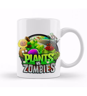 Plants ve Zombies Plants ve Zombies Kupa Bardak Porselen