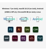 XP-Pen Artist 13.3 Pro V2 Grafik Ekran Tablet