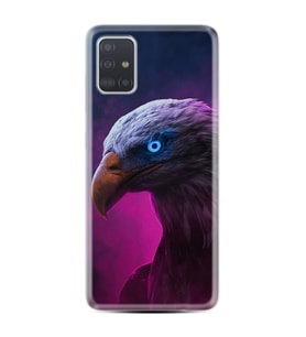 Samsung a71 A72 A73 A7 A9 2018 C7 C9 Kılıf Desenli Silikon Kartal 1622
