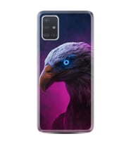 Samsung a71 A72 A73 A7 A9 2018 C7 C9 Kılıf Desenli Silikon Kartal 1622