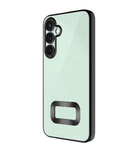 Samsung Galaxy A36 Uyumlu Kılıf Kamera Korumalı Logo Gösteren Zore Omega Kapak (Siyah)