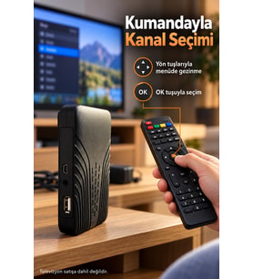 HDMI ve Bağlantılı HD Uydu Alıcısı