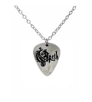 Opeth Progresif Metal Grubu Pena Şeklinde Çift Taraflı Rock İşaretli Unisex Metal Kolye (Gümüş)