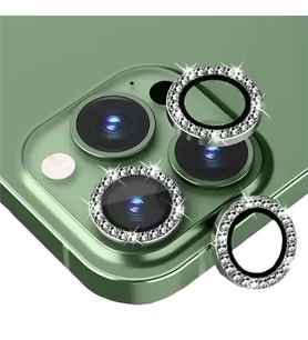 BİNANO IPHONE 14 PRO/14 PRO MAX TAŞLI KOYU YEŞİL K