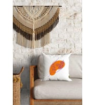 Modern Kadın Silüet Desenli Çift Yön Dijital Baskılı Dekoratif Kırlent Kılıfı Yastık Kılıfı 39x39cm