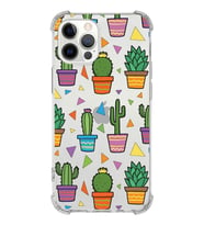 PrintiFy Apple iPhone 12 Pro Max Uyumlu Water Color 4 Baskılı Şeffaf Köşe Korumalı Antişok Kılıf