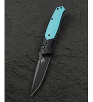 BESTECH SWORDFISH BG62E Siyah ve Açık Mavi G10 Saplı 14C28N Çakı (Çok Renkli)
