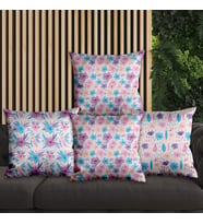 eJOYA Çiçek Tasarımlı 4'lü Yastık İçi Ve Kırlent Kılıfı 45cm 113804