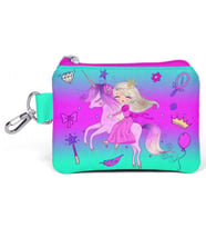 Coral High Mor Pembe Unicorn ve Prenses Bozuk Para Çantası - Kız Çocuk (Çok Renkli)