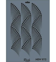 New Seri N-572 Stencil 35X25 Cm