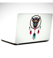 Otantik Baykuş Laptop Sticker 12 İnch (29X24CM)