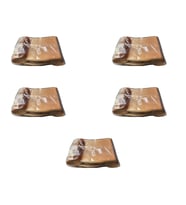 Plastik Şeffaf Altın Sarı Gold Sup Kaşık - Tatlı Dondurma Kaşığı - 12.5 Cm. - 50 Adetlik 5 Paket