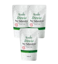Fibrelle  Ultra Stevialı Tatlandırıcı  100 g 3 Paket