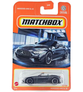 Matchbox - Mercedes AMG SL 63 (1/64) Siyah - Yurt Dışı Uzun Kartonet - 2024 Serisi