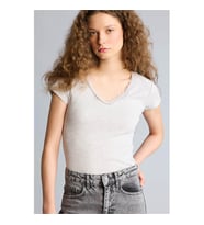 Defacto 26Y801002585 Gri Kadın T-Shirt H1786AX/GR256