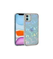 Apple iPhone 11 Uyumlu Kılıf Desenli Parlayan Transparan Zore Avva Kapak (Model 1)