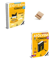 Arı 7. Sınıf 2027 Maarif Türkçe Defterim ve Atölyem + Telefon Standı