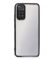 Newface Xiaomi Redmi Note 11 Kılıf Razer Lensli Silikon - Siyah