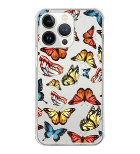PrintiFy Apple iPhone 13 Pro Max Uyumlu Water Color 2 Baskılı Şeffaf Köşe Korumalı Antişok Kılıf