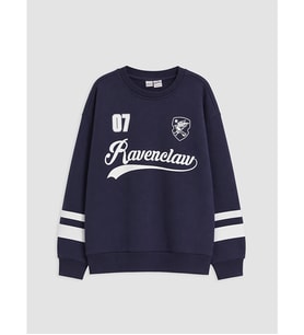 LCW Kids Lacivert Harry Potter Lisanslı Kız Çocuk Kalın Sweatshirt