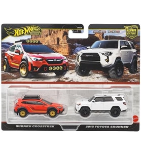 Hot Wheels Jbk98 Premium 2'Li Paket Subaru Crosstrek / 2018 Toyota 4Runner Araç Oyuncağı Mini Araba