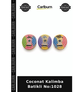 Özel Üretim Müzik Aleti Batik Desen Akustik Hobi Ritim Coconat Kalimba Batikli No:1028