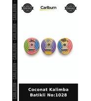 Özel Üretim Müzik Aleti Batik Desen Akustik Hobi Ritim Coconat Kalimba Batikli No:1028