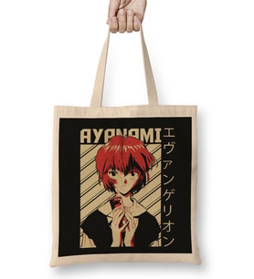 Evangelion Rei Ayanami Bez Çanta Uzun Saplı