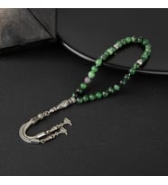 Anyolit Doğal Taş Tesbih 33lük - 6mm (Çok Renkli)
