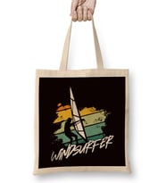 Windsurfer Wave Ocean Windsurfing Sailboarding Surfing Bez Çanta Uzun Saplı