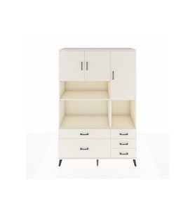 Hyperion Gardrop 8 Raflı 5 Çekmeceli 3 Kapaklı 132x44x195 Aytaşı-Aytaşı