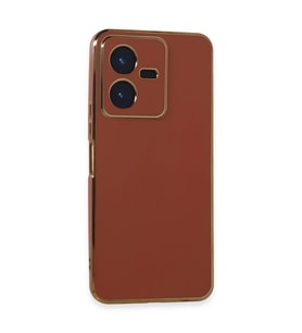 Vivo Y22 2022 Kılıf Volet Silikon - Kırmızı
