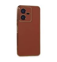 Vivo Y22 2022 Kılıf Volet Silikon - Kırmızı