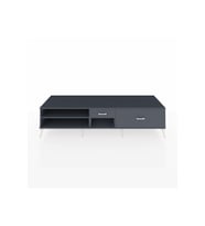 Kronos TV Ünitesi Tek Raflı 2 Çekmeceli  220x59x51 Antrasit-Antrasit