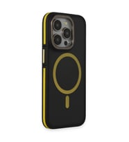 Joko Apple İphone 14 Pro Kılıf Rocky Magsafe Kapak - Siyah-sarı