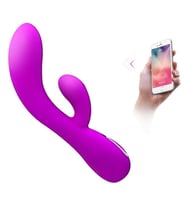 OdinsShop USB Şarjlı Telefondan Kumandalı Klitoris Uyarıcılı Teknolojik Vibratör