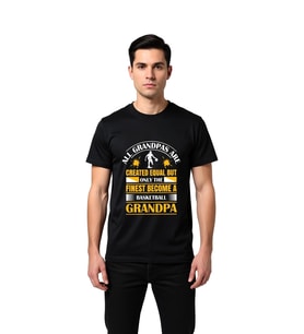 Erkek Basketbolcu Dede Baskılı Kısa Kollu Tişört Retro Tasarım Rahat Kesim Günlük Modern Şık Zarif
