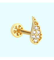 Altın Melek Tragus Piercing 14 Ayar