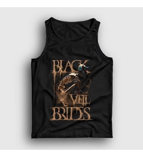 Presmono Unisex Siyah Mask Black Veil Brides Atlet 18960tt