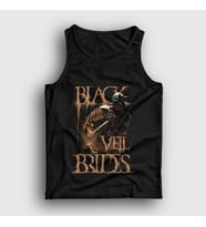 Presmono Unisex Siyah Mask Black Veil Brides Atlet 18960tt
