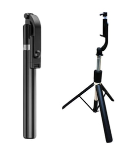 Komple Çok Fonksiyonlu Mini Tripod ve Selfie Stick Seti, Pratik ve Şık Tasarım