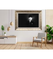 Gümüş Çerçeveli dekoratif Tablo as952