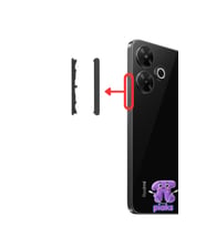 Xiaomi Redmi 13 Yan Ses Tuşu Plastik Düğme 2404ARN45A Uyumlu